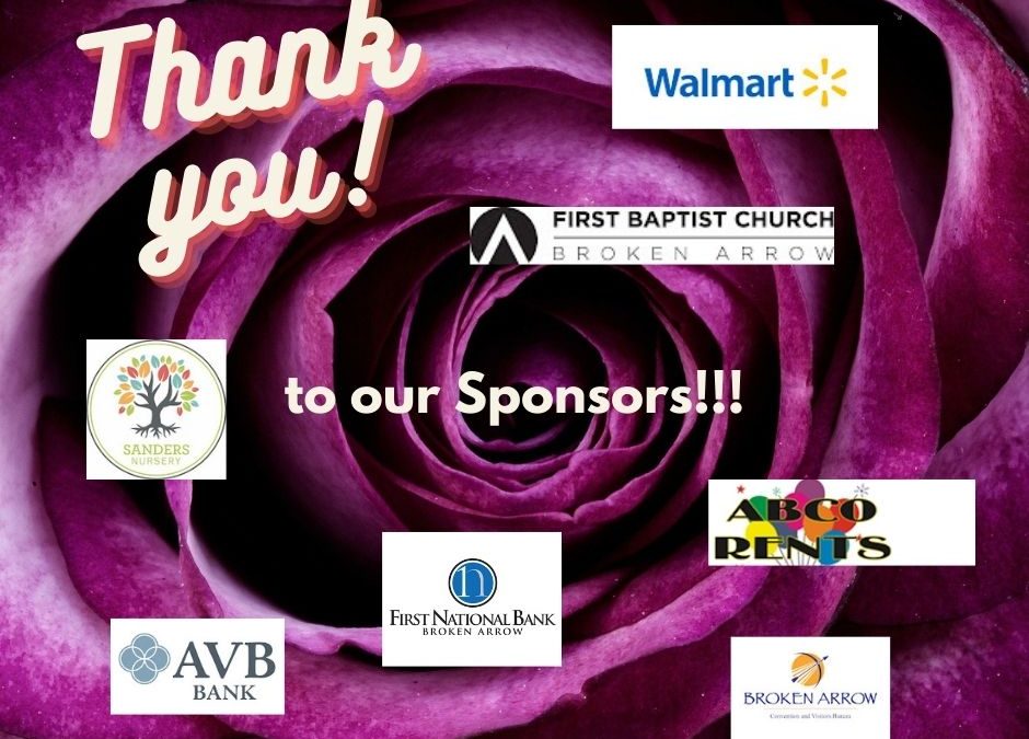 Shout Out to Our Generous Sponsors!!