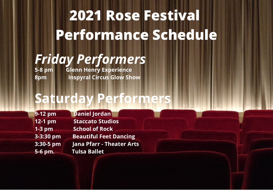 Rose Festival Performer Line Up