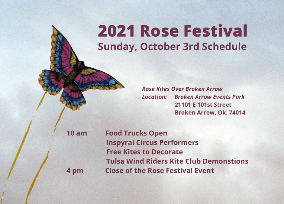 Rose Kites Over Broken Arrow Takes Flight Today!