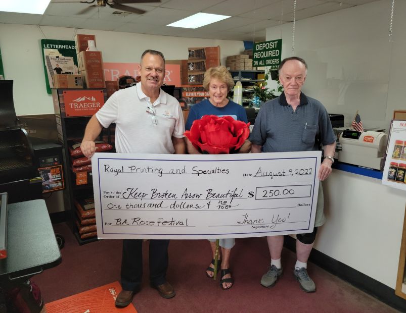 Royal Printing and Specialties Big Check Royal Printing and Specialties
