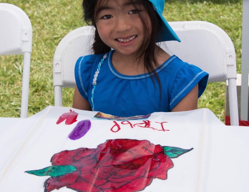 Girl with Hat and Smile